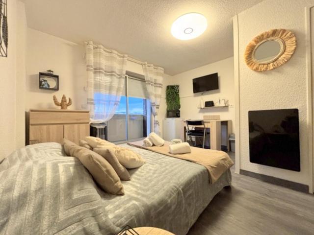 Studio Cosy A Deux Pas De La Mer 2Lamp36 Le Barcares Exterior photo